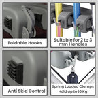 Mop and Broom Holder Wall Mount