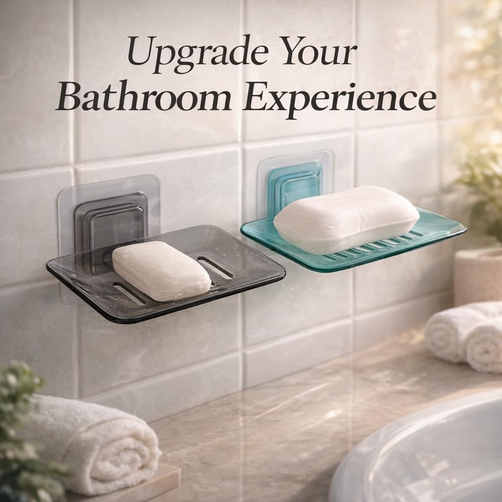 Self Adhesive Soap Holder  (Pack of 2)