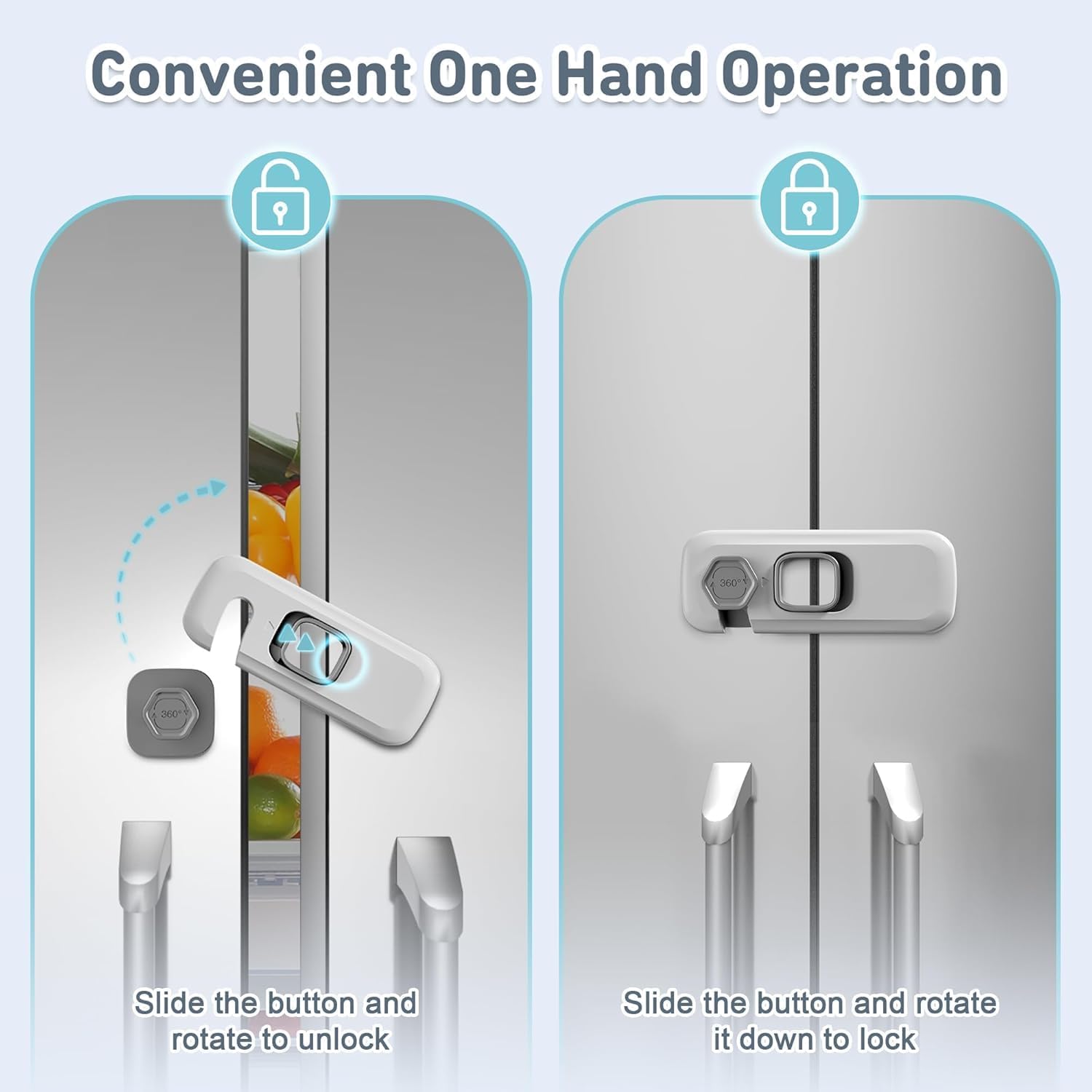 Refrigerator Door Lock( Child Safety )