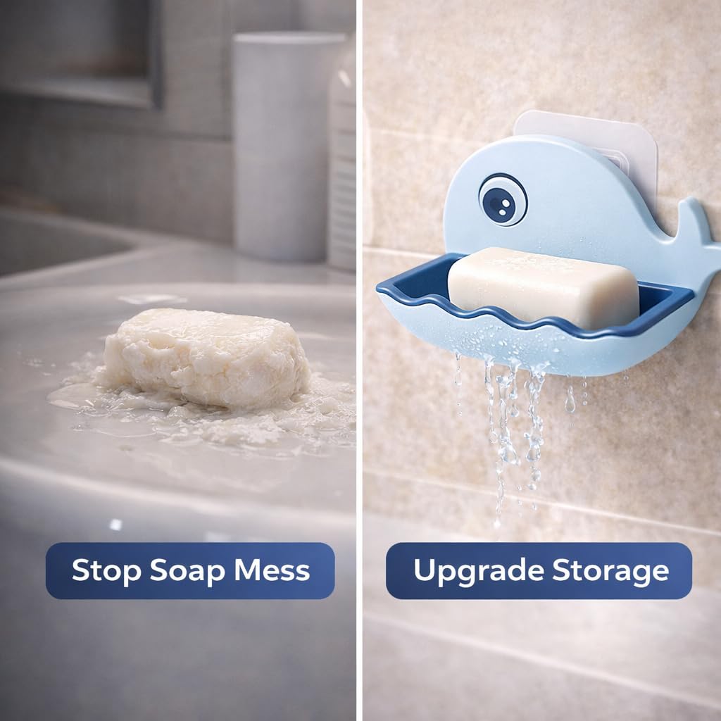 Self Adhesive Soap Holder  (Pack of 2)