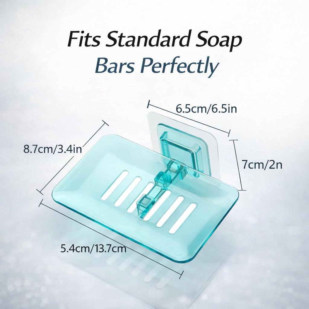 Self Adhesive Soap Holder  (Pack of 2)