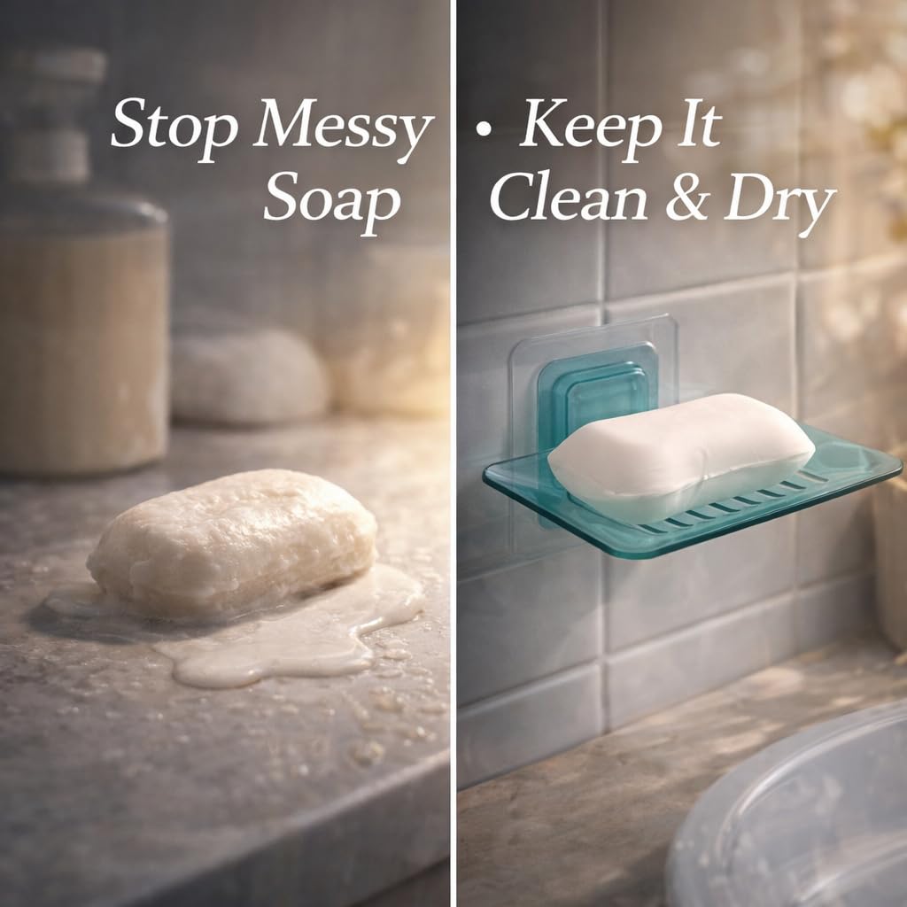 Self Adhesive Soap Holder  (Pack of 2)