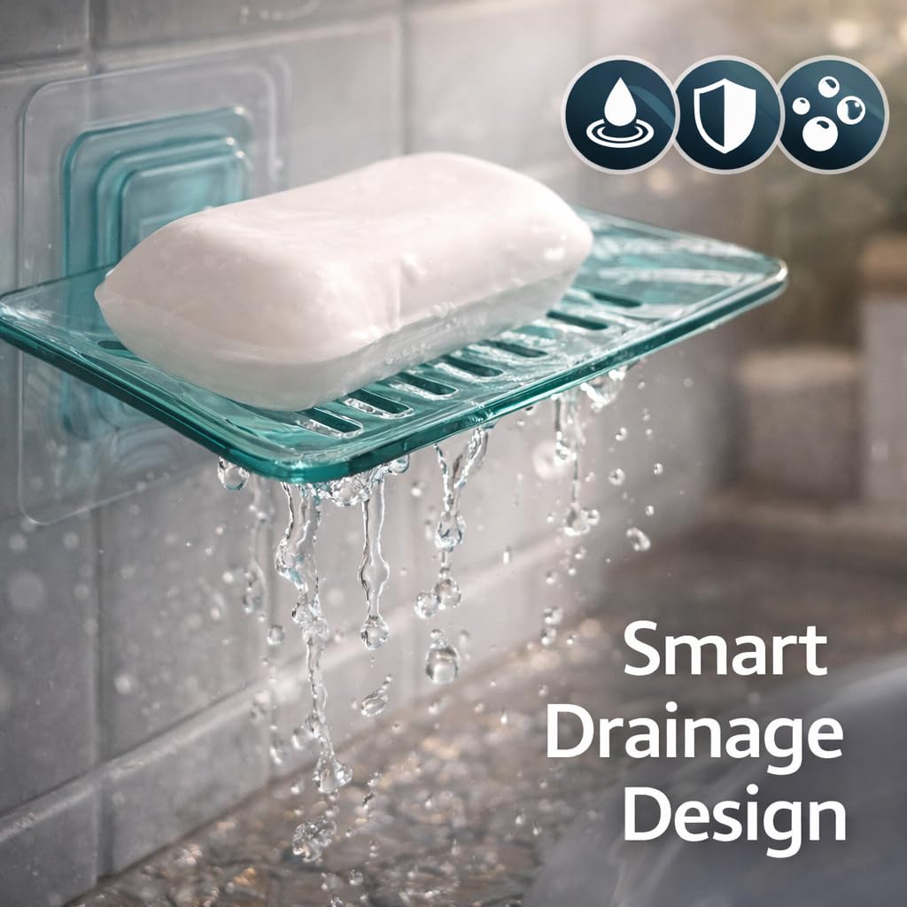 Self Adhesive Soap Holder  (Pack of 2)