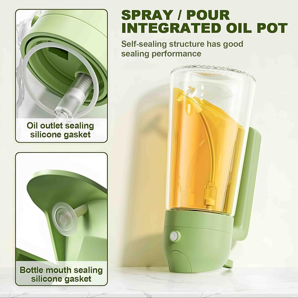 Glass Dispenser with Spray and Pour
