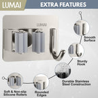 3M Broom Holder Wall Mount Self Adhesive 3-pack