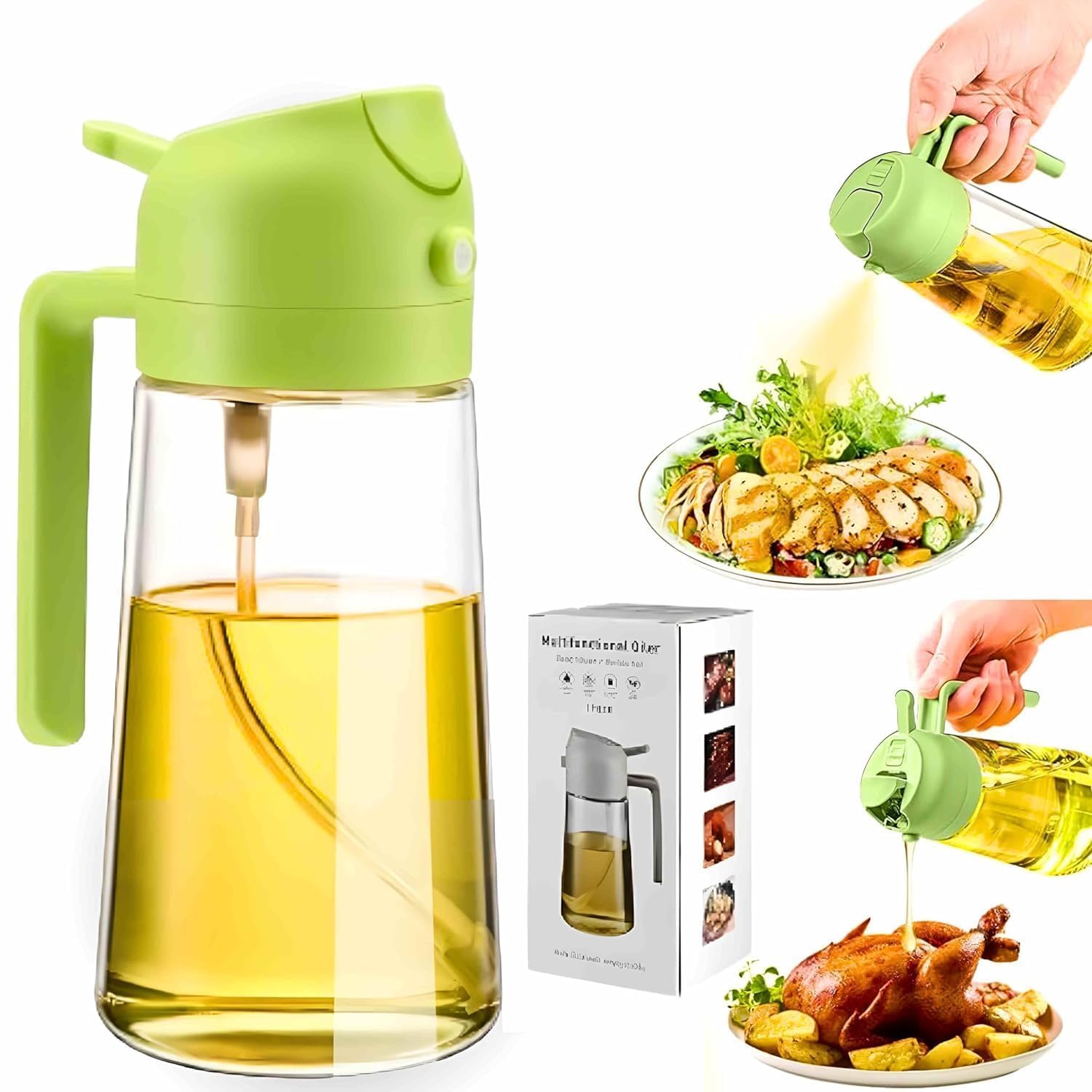 Glass Dispenser with Spray and Pour