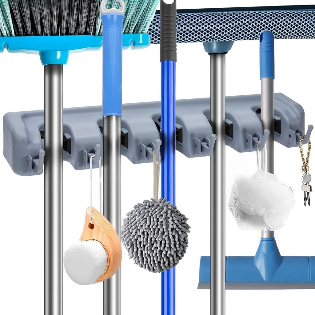 Mop and Broom Holder Wall Mount
