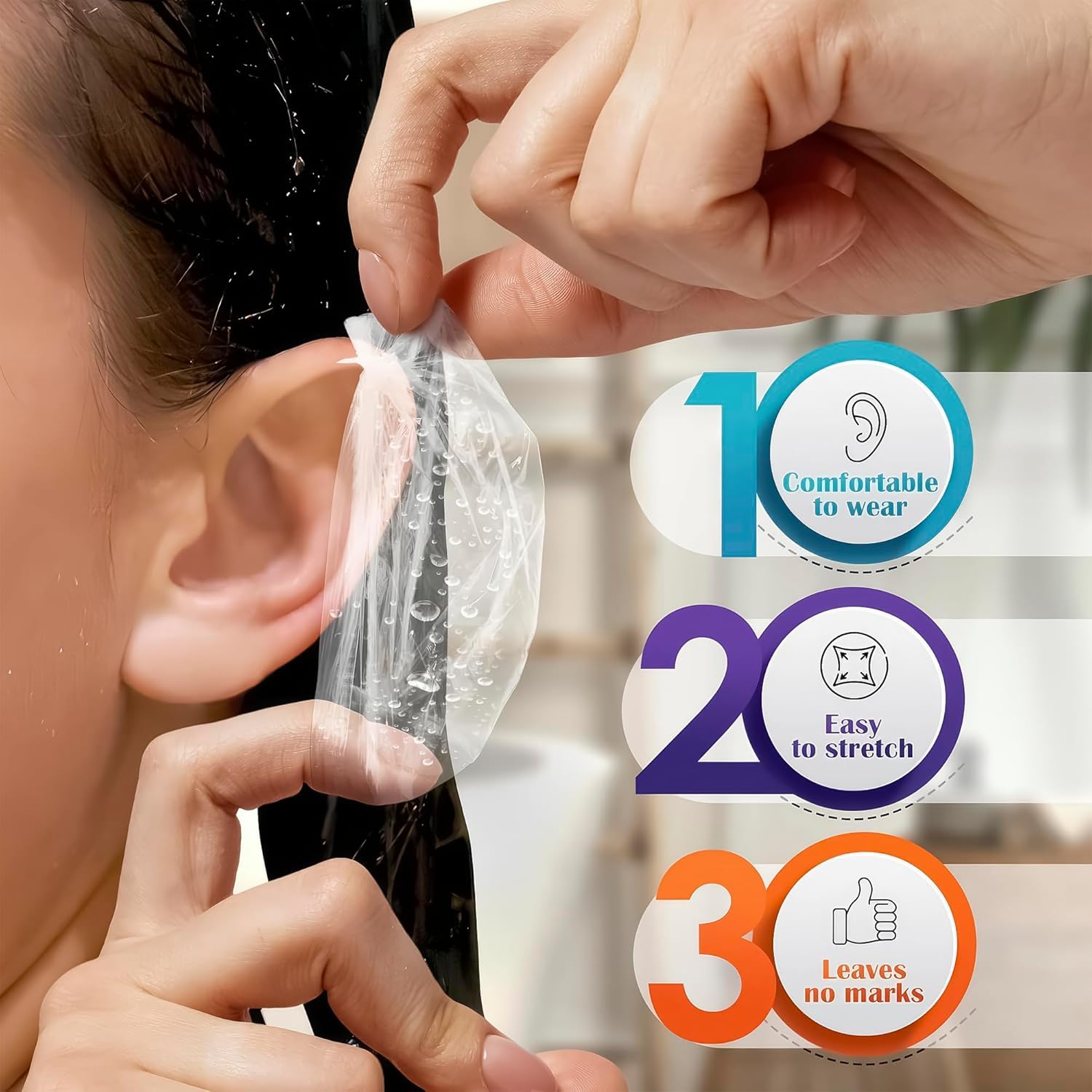 Disposable Ear Covers for Shower Waterproof