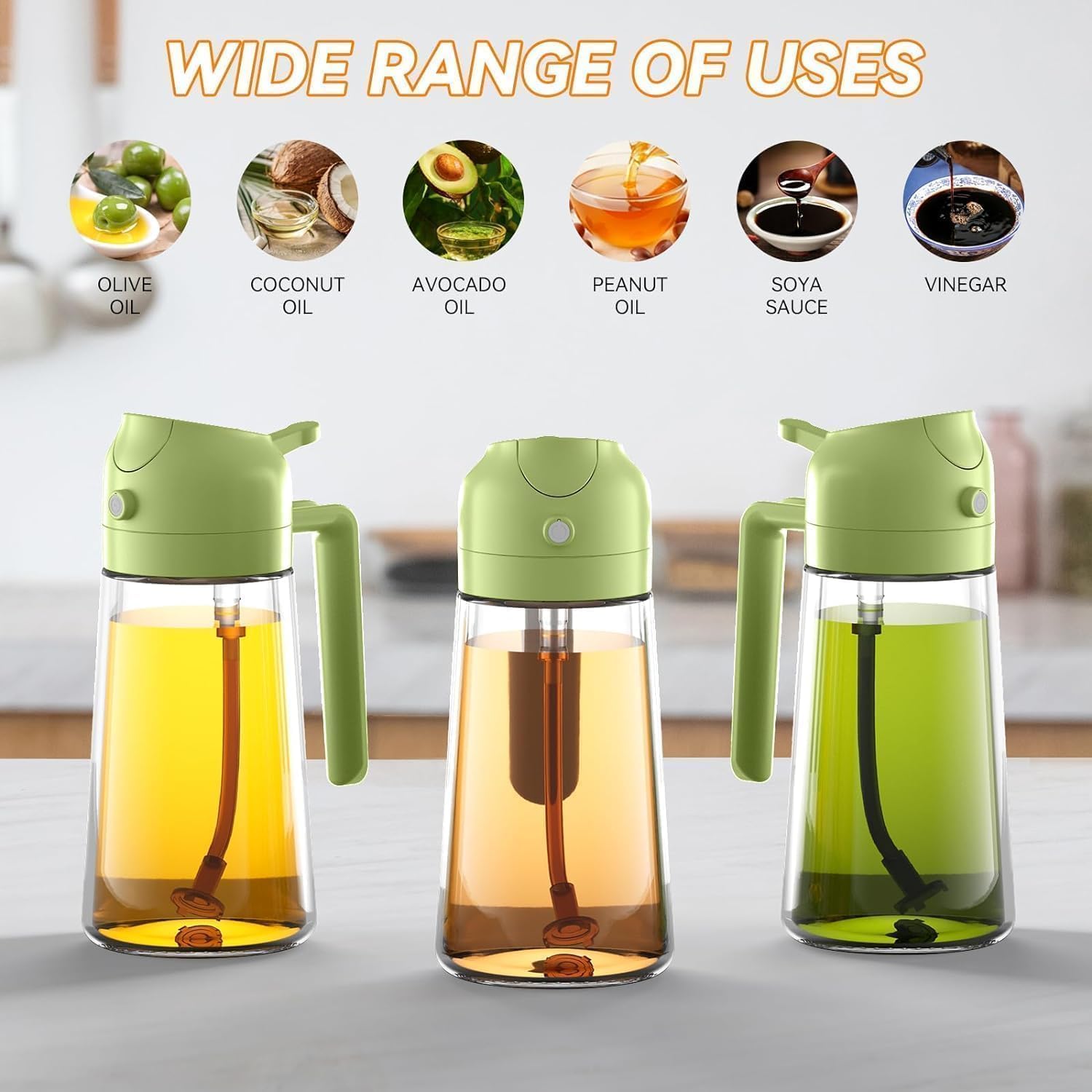 Glass Dispenser with Spray and Pour